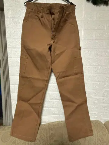 브라운 카고 팬츠 2 포켓