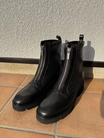 Macintosh philosophy 프론트 지퍼 숏부츠