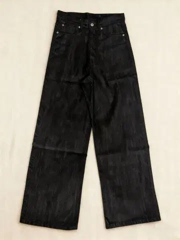 NO FAITH STUDIOS 와이드 데님 블랙 S