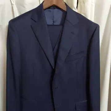 카노니코 네이비 비즈니스 정장 AB6 Mitsumine 쓰리피스