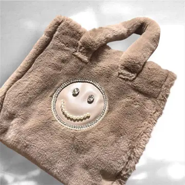 BEAMS ECODECO 스마일 퍼 백