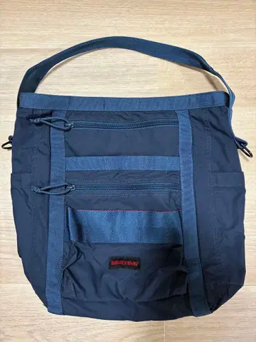 BRIEFING 네이비 버킷형 토트백