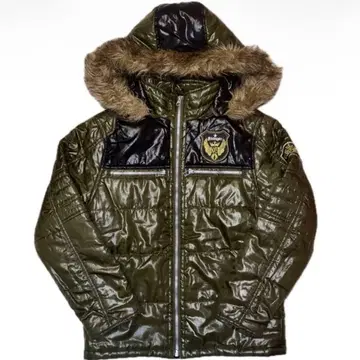 퍼 다운 자켓 y2k 헤이세이 갸루 00s 광택