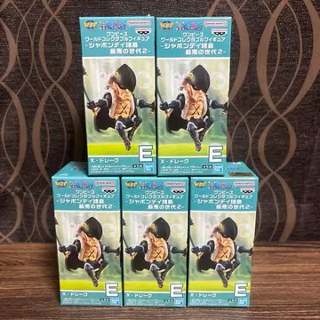 원피스 월드 컬렉션 샤봉디 제도 최악의 세대 2 드레이크 피규어 5개