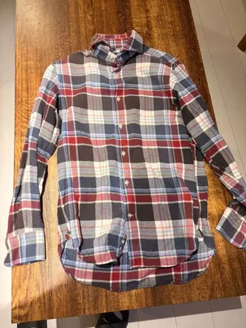 BEAMS ships 저널스리 체크 무늬 셔츠 세트