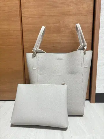 토트백 여성용 파우치 포함 2way 백 숄더백