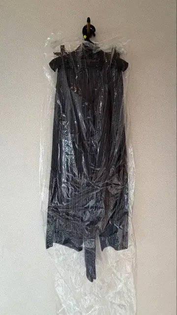 [아메리] 다크 그레이 스트라이프 슬립 셋업