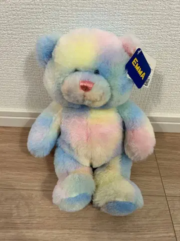 귀여운 EMMA 레인보우 베어 봉제 인형