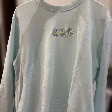 케로케로케로피 산리오 공식 맨투맨 자수