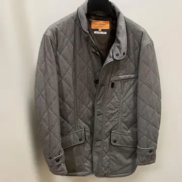 그레이 퀼팅 자켓 타카큐