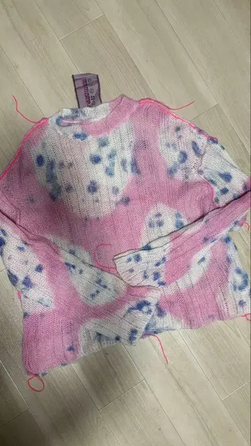 UGLY SWEATER CLUB 니트 핑크