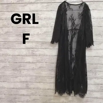 [ GRL ] 그레일 레이스 가디건 ( F ) 절개 오부 소매 고급