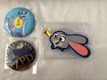 주토피아2 주디 게리 클라우하우저 클립 캔뱃지