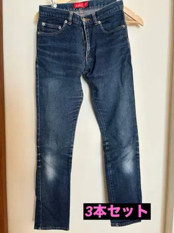 X-girl WR 데님 팬츠 3개 묶음 판매