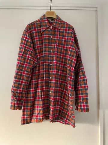 70s 체크 셔츠 슬로바키아 유럽 제조