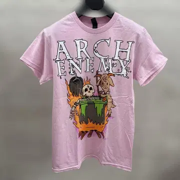 ARCH ENEMY 핑크 티셔츠