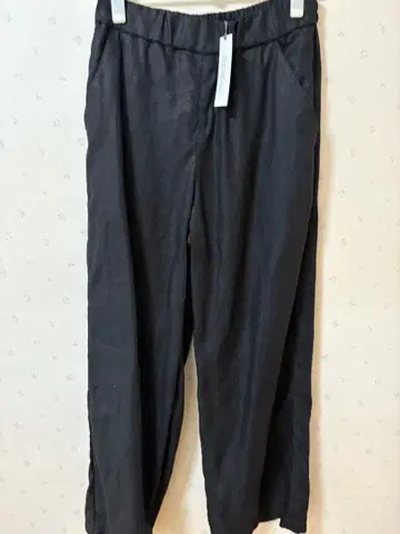 허그아워 헤링본 린넨 릴랙스 팬츠