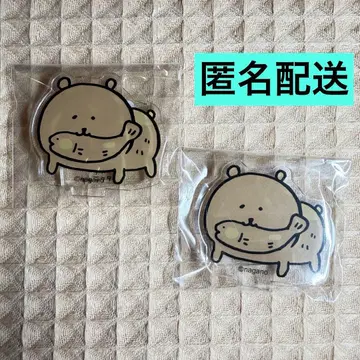 나가노 캐릭터즈 아크릴 스탠드 아크스타 뭔가 동료들 나무 조각 곰