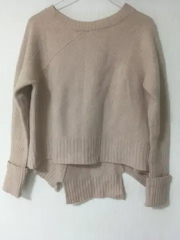 BARNSTORM 베이지 핑크 니트 스웨터 사이즈 0