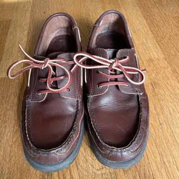 REGAL 브라운 가죽 스니커즈 신발