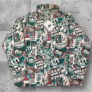 다운 자켓 pop 이탈리아제 덕다운 스키 스노우보드 XXL