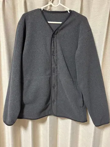 그레이 플리스 자켓 M 사이즈 MUJI 새상품급