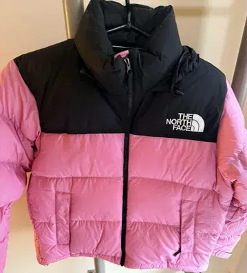 THE NORTH FACE 다운 자켓 M 사이즈 핑크/블랙