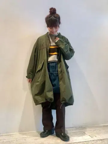 BEAMS BOY 솔로텍스 M65 파카