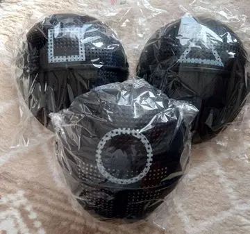 [ 미사용 새상품 ] 오징어 게임 가면 마루 세모 시카쿠