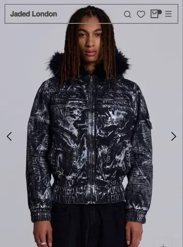[ jaded london ] Gunmetal Marshal Jacket