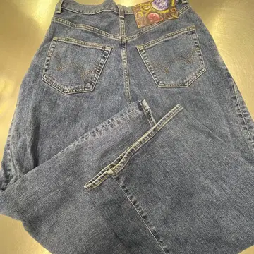 얀체 온 텐바르 와이드 팬츠 데님 팬츠 우주 패턴 택 포함