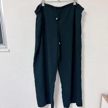 SPORT COLLECTION 블랙 와이드 팬츠