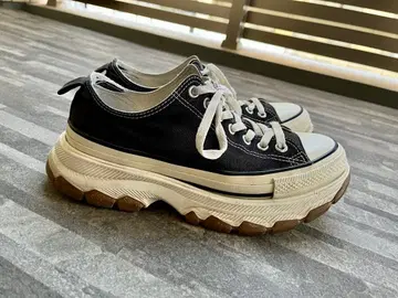 [ 하자품 ] 컨버스 올스타 트렉웨이브 블랙 통굽 스니커즈