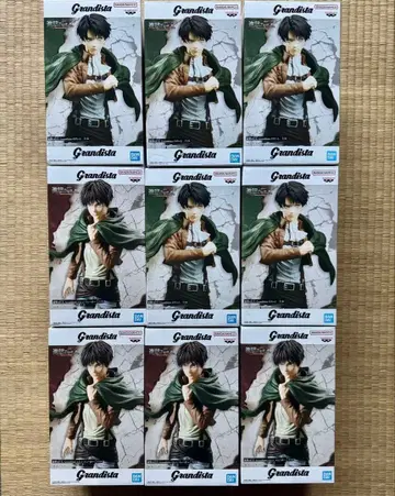 9점 피규어 묶음 판매 진격의 거인 엘렌 리바이