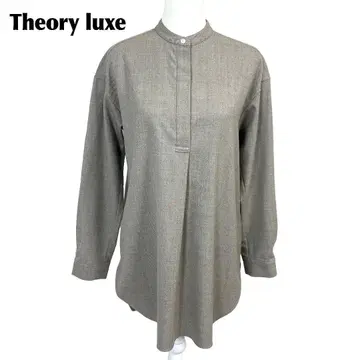 [ 새상품급 ] Theory luxe 풀오버 롱 셔츠 블라우스 38
