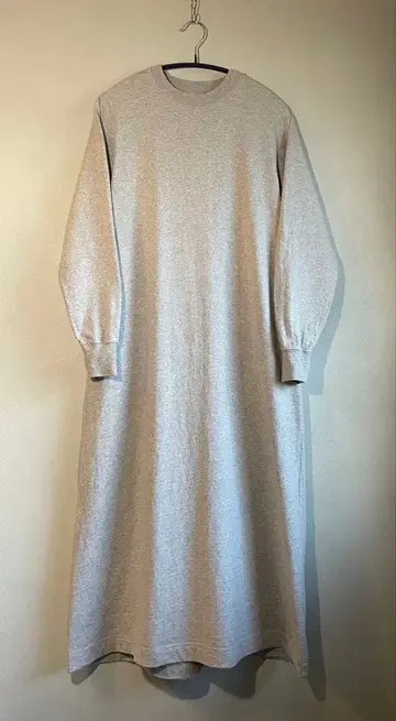 스노우피크 snow peak 원피스 긴팔 코튼 그레이 사이즈 1