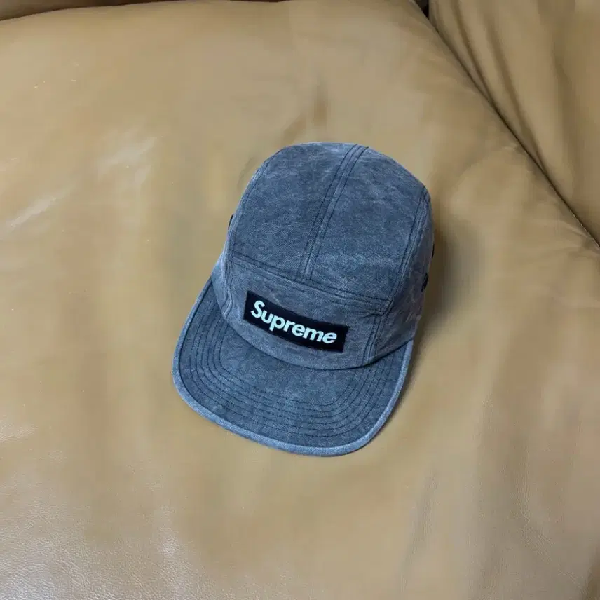 Supreme シュプリーム ストーンウォッシュドブラックキャンプキャップキャップ（ブラック）