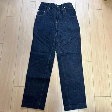 네온사인 Straight Denim Slacks Rigid