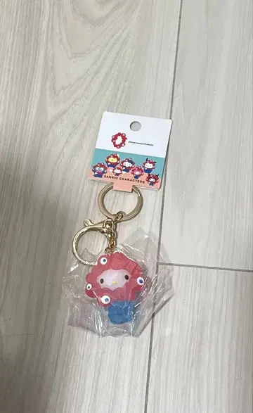 [ 당일 발송 ] 산리오 미야쿠미야쿠 입체 마스코트 키링 클리어 키티