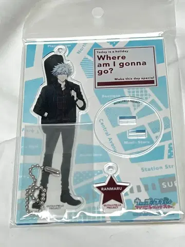 우타노 프린스사마 마지레젠 스탠드 포함 아크릴 키링 란마루