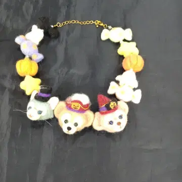 (c) Disney 펠트 캐릭터 스트랩 목걸이