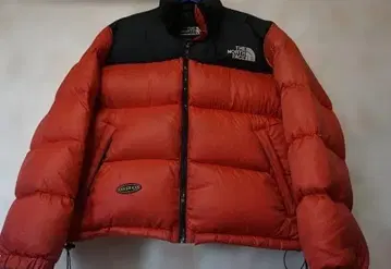 THE NORTH FACE 다운 자켓 오렌지/블랙