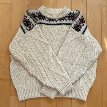 노르딕 니트 구제 의류 vintage