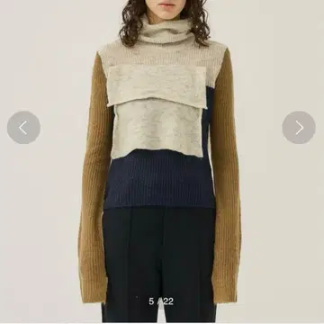 새상품급 kotohayokozawa 코토하요코자와 모헤어 하이넥 니트