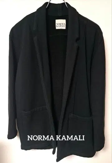 NORMA KAMALI 블랙 테일러드 자켓