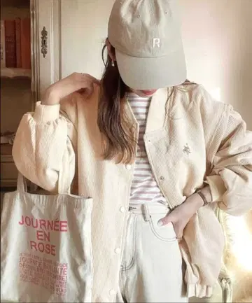 CLASSICAL ELF 남성용 코듀로이 충전솜 MA-1 블루종