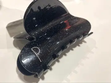 POTETE 포테테 빅 하트 라메 블랙 헤어클릭 블랙 복조리 포함