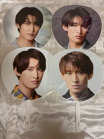 Snow Man 무카이 코지 부채 세트