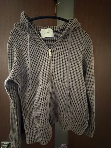 SeaGreen 후드 부착 집업 후드티 그레이 계열