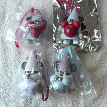 릴린린 캡슐 토이 스카이블루 브라운 화이트 컬러 4개 세트